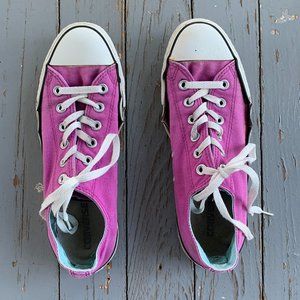 Men's Converse Purple Low-Top Sneaker in Size 8